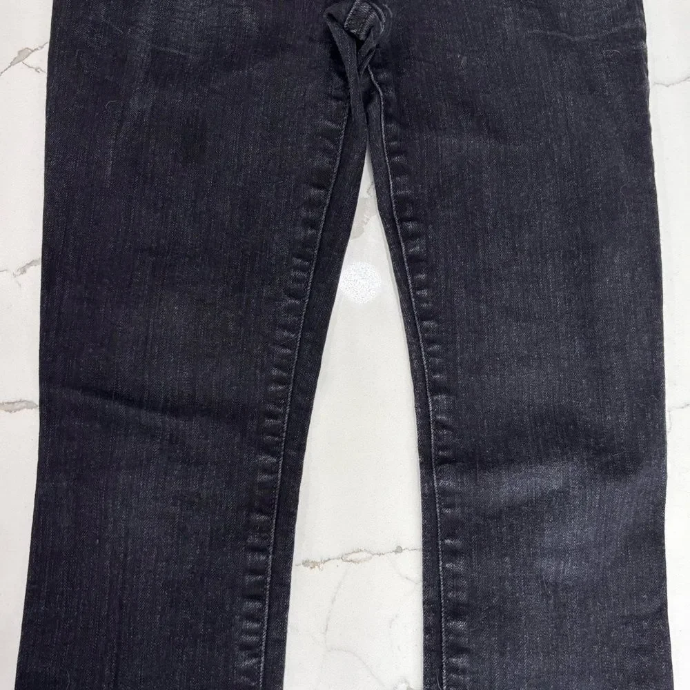 The Children’s Place Big Girls Black Dark Wash Super Skinny Denim Ankle Jeans 10